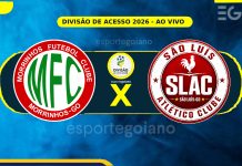 Ao vivo: Morrinhos x São Luís – 15° rodada da Divisão de Acesso