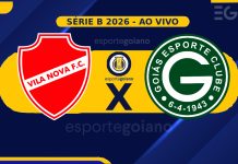 Ao vivo: Vila Nova x Goiás – 27ª rodada da Série B