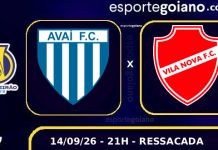 Vila Nova pode assumir liderança da Série B em duelo contra o Avaí