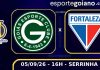 Na Serrinha, Goiás encara o Fortaleza e busca segunda vitória seguida