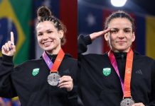 Laís Nunes e Kamilla Barbosa são medalhistas no Wrestling dos jogos Sul-Americanos de Santa Fé