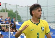 Lucas Rodrigues marca e Brasil goleia Dinamarca em amistoso sub-20