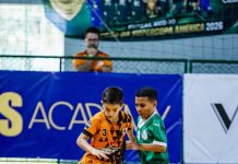 Formiguinhas leva virada e perde para o Palmeiras na semifinal da Taça Brasil de Futsal sub-10