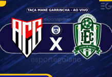 Ao vivo: Atlético-GO x Itaberaí – quartas da Taça Mané Garrincha