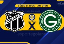 Ao vivo: Ceará 0 x 0 Goiás – 35ª rodada da Série B