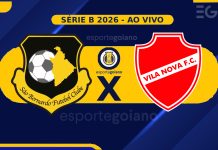 Ao vivo: São Bernardo 0x1 Vila Nova – 35° rodada da Série B