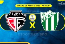 Ao vivo: Tupy x Rio Verde -17ª rodada da Divisão de Acesso
