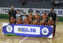 Nas quartas: Formiguinhas avança como primeiro do grupo na Taça Brasil de Futsal Sub-10