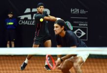 Guto cai nas simples, mas avança à final nas duplas do Challenger de Curitiba