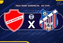 Ao vivo: Vila Nova x Trindade – 10° rodada da Taça Mané Garrincha